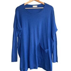Altar’d State Oversized Blue Sweater S/M Soft Cozy Slouchy Tunic